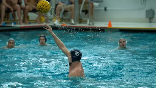 Andrei Khudiakov throwing a pass vs. Bucknell