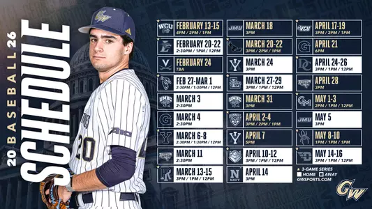 2026 Baseball Schedule Graphic