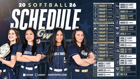 2026 Softball Schedule Graphics