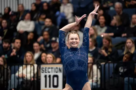 Deana Sheremeta Performs on floor at the Smith Center