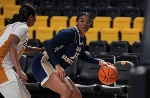 Kamari Sims Dribbles at VCU