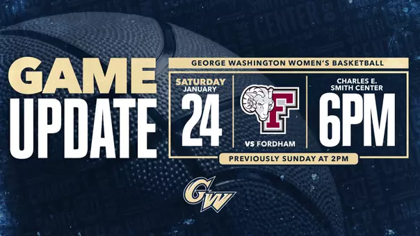 Women's Basketball Game Update Graphic