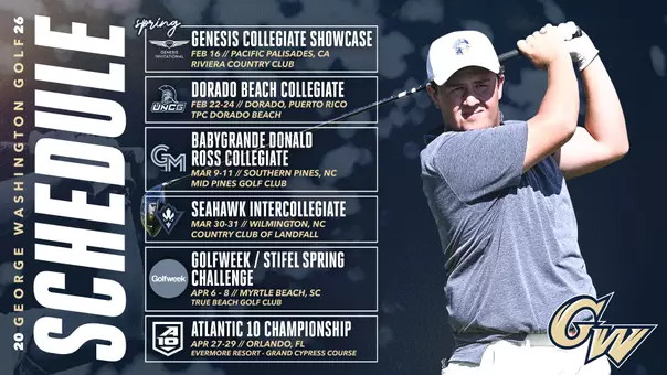 Golf Spring 2026 Schedule