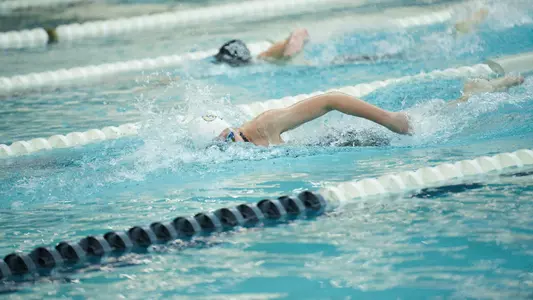 Women's swimming & diving swimming freestyle at Smith