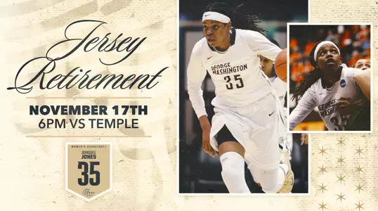 Jonquel Jones Jersey Retirement Ceremony Announcement Graphic