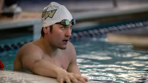 Gage Boushee in Smith Center Pool