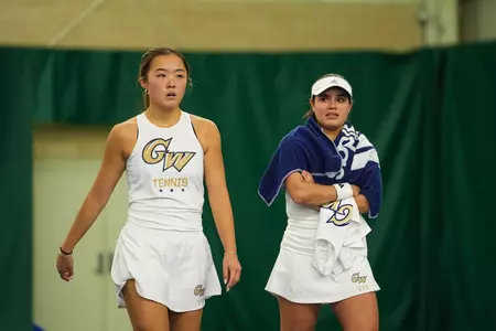 Madison Lee & Karen Verduzco Walk After a Doubles Match