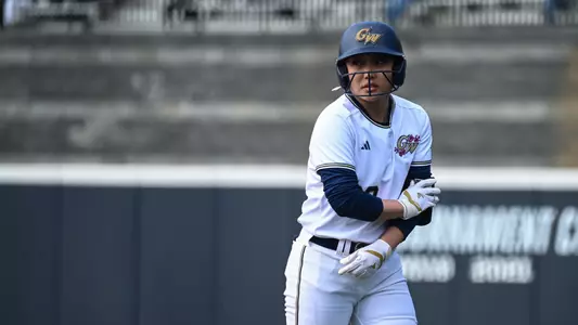 Daniella Lew on the base path