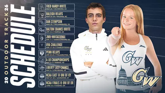 UPDATED outdoor track schedule