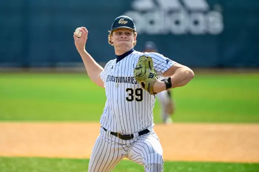 Max Haug Pitching vs. Saint Peter's