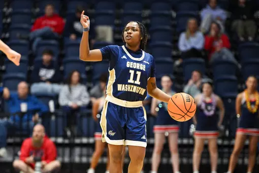 Mia James Directs the Offense at Southern Indiana