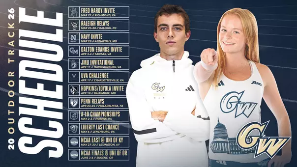 2026 Outdoor Track Schedule Graphic