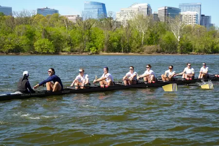 Varsity 8 competes at the GW Invite