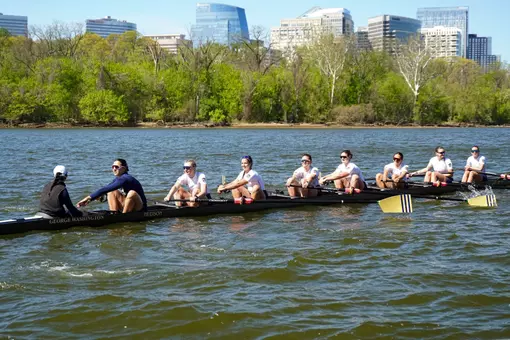 Varsity 8 competes at the GW Invite
