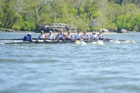 Rowing competes at the GW Invite