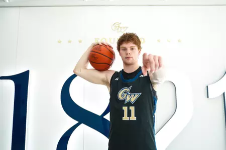 Ryder Frost points at the camera