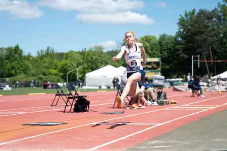 Megan Heidebrecht Competes in Triple Jump at A-10 Championships