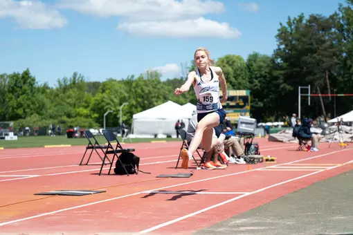 Megan Heidebrecht Competes in Triple Jump at A-10 Championships