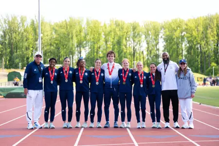 Outdoor T&F Medalists and Coaches