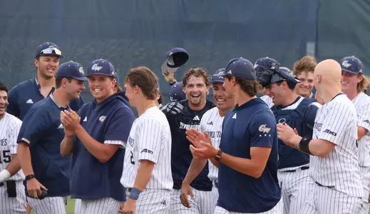 Baseball Celebration Picture Following Walk-Off Win Over James Madison