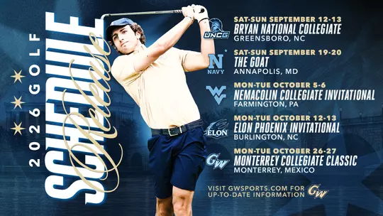 Fall 2026 Golf Schedule