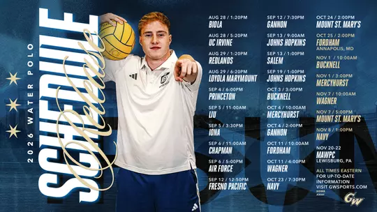 2026 Water Polo Schedule