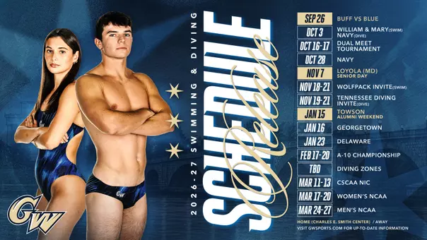2026-27 Swimming & Diving Schedule