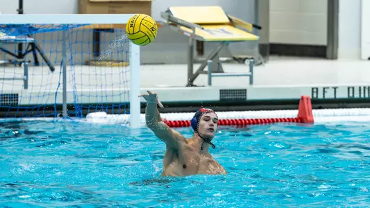 Solt Horvath passing the ball vs. Princeton