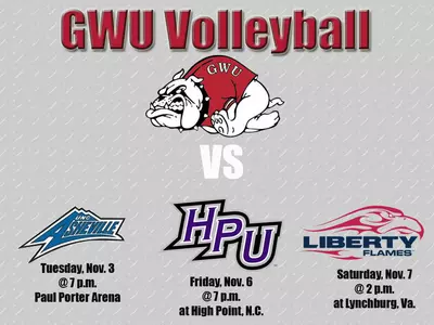 GWU Faces A Challenging Week Ahead, Taking On Three Big South Conference Foes Image