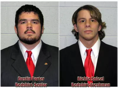 Gardner-Webb's Porter and Spicel Ranked in Wrestling USA Magazine Image