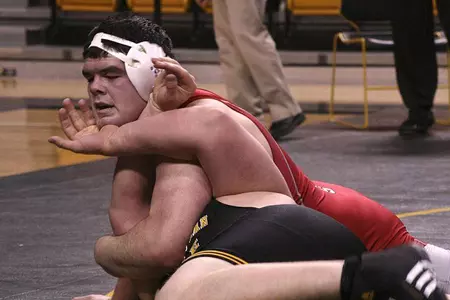 Wrestling Falls Hard in Final Dual Meet of the Season Image