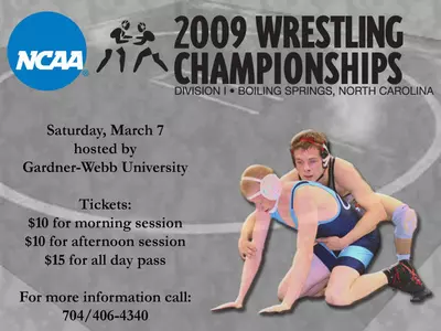 GWU to Host 2009 NCAA East Regional Wrestling Championships Image