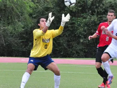 GWU's Garcia Posts Eight Saves in the Runnin' Bulldogs 2-0 Win at Liberty Image