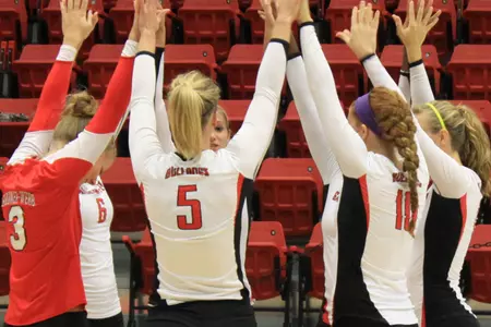 GWU Volleyball Falls at Liberty, 3-0, in Conference Play Image