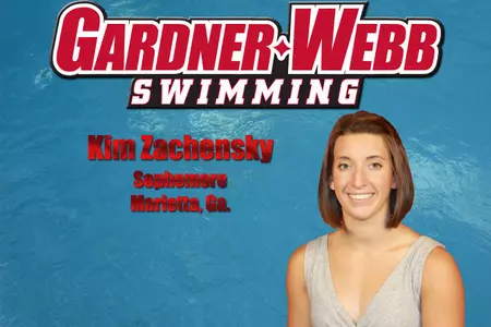 Gardner-Webb's Kim Zachensky Named CCSA Women's Swimmer of the Week Image