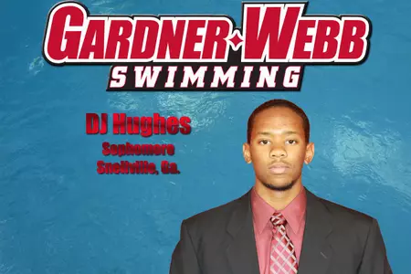 Gardner-Webb's DJ Hughes Named CCSA Men's Swimmer of the Week Image