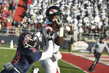 'Dogs Fall 40-14 At #12 Liberty Saturday In Big South Grid Action Image