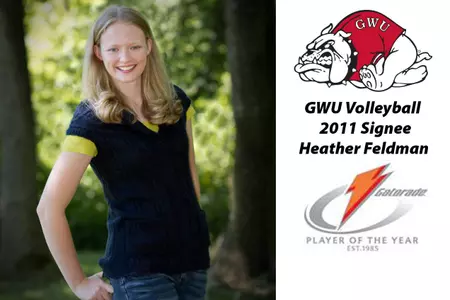 GWU Volleyball Signee Feldman Named Gatorade New York Volleyball Player of the Year Image