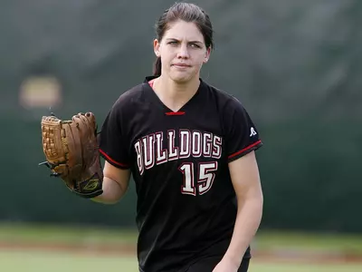 Coffey Throws No-Hitter in Game Two, as the Lady Bulldogs Blank WSSU, 8-0 and 1-0, on Wednesday Afternoon Image