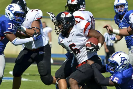 'Dogs Drop Fifth Straight In 28-14 Loss At Presbyterian Image