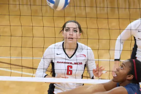 Evans, Wilcox and Solano Post Double-Digit Kills in 3-1 Win Over CSU Image