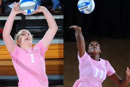 GWU Volleyball's Feldman and Cockrell Earn Big South Weekly Honors Image