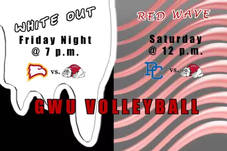 GWU Volleyball to Hold 'White Out' on Friday Night and a 'Red Wave' on Saturday Image