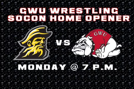 GWU Wrestling to Host Appalachian State on Monday Night, December 5th, at 7 p.m. Image