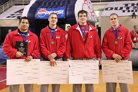 GWU Wrestling Posts Four NCAA East Regional Champions on Sunday Image