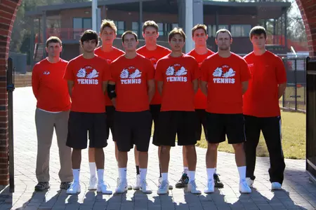 GWU Men's Tennis Closes Out Regular Season With 7-0 Win Over Spartanburg Methodist Image