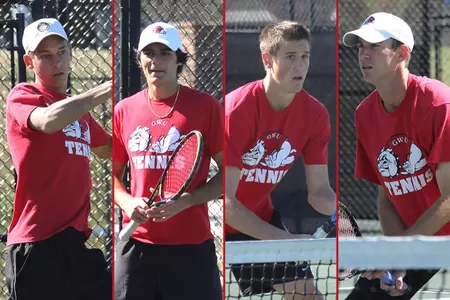 Four Members of the GWU Men's Tennis Team Earn Big South Honors Image