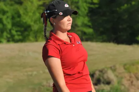 GWU's Allum Tied For First After Round One at the Ontario Women's Amateur Championship Image