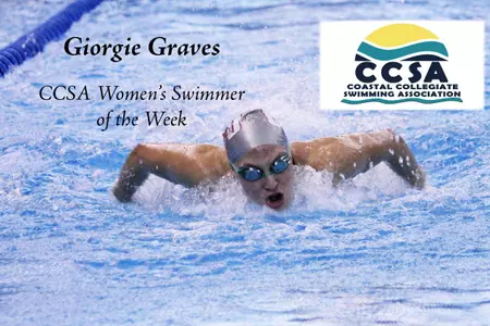 Gardner-Webb's Giorgie Graves Named CCSA Women's Swimmer of the Week Image