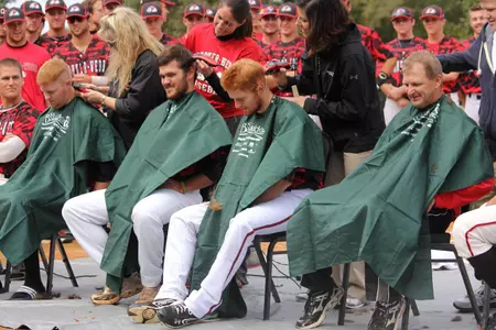 Gardner-Webb Baseball Raises Nearly $7,000 To Benefit Childhood Cancer Research Image